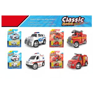 Assorted Alloy Pullback Fire Truck